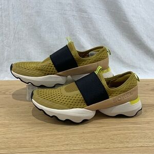 Sorel Kinetic Impact Strap Shoes Gold Women’s Size 9.5